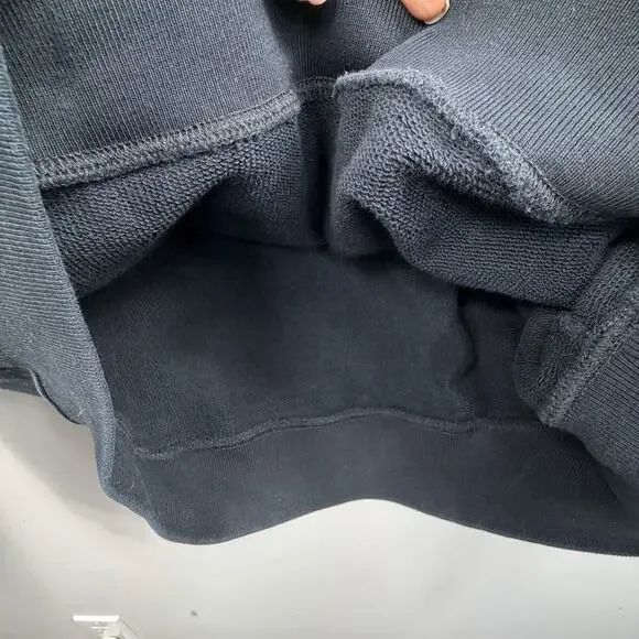 LOEWE Unisex Black Anagram Crewneck Sweatshirt Size M Embroidered Cotton